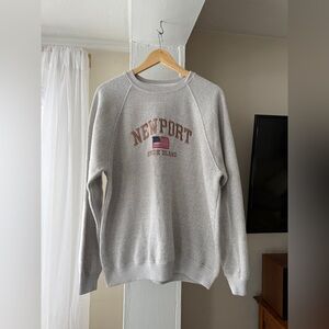 Beige Newport Sweater/ sweatshirt/ crewneck